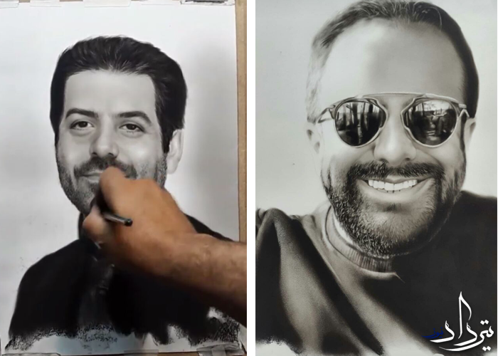 سفارش نقاشی سیاه قلم