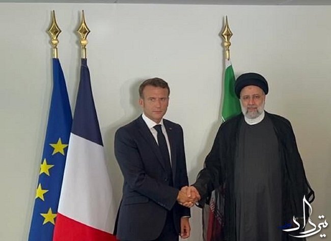 روسای جمهور ایران و فرانسه دیدار و گفتگو کردند