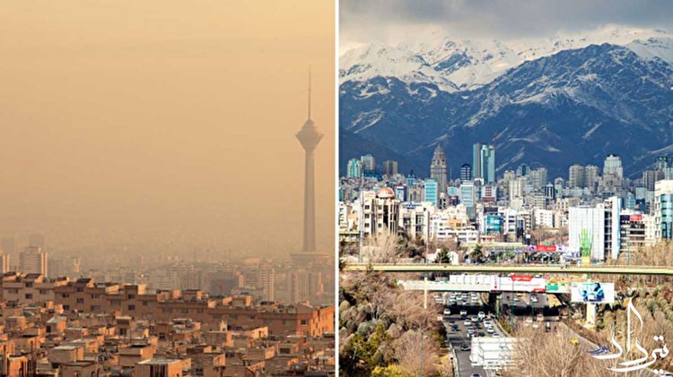 هشدار آلودگی هوای سطح نارنجی در پایتخت