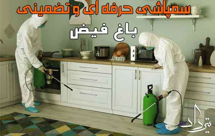 سمپاشی عالی و تضمینی منطقه باغ فیض
