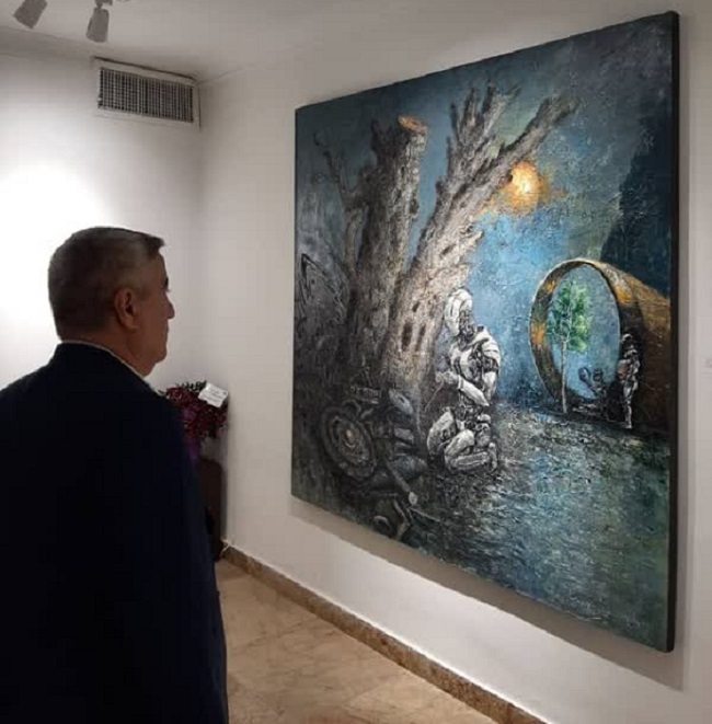 نمایشگاهی نقاشی انسان آینده برگزار شد